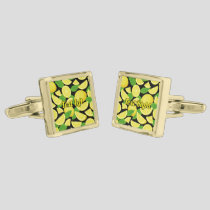 Lemon Background Cufflinks