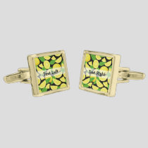 Lemon Background Cufflinks