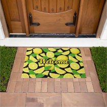 Lemon Background Doormat