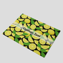 Lemon Background Doormat