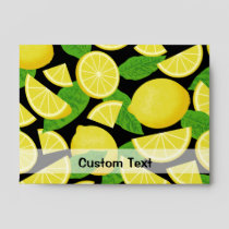 Lemon Background Envelope