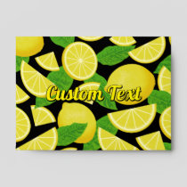 Lemon Background Envelope