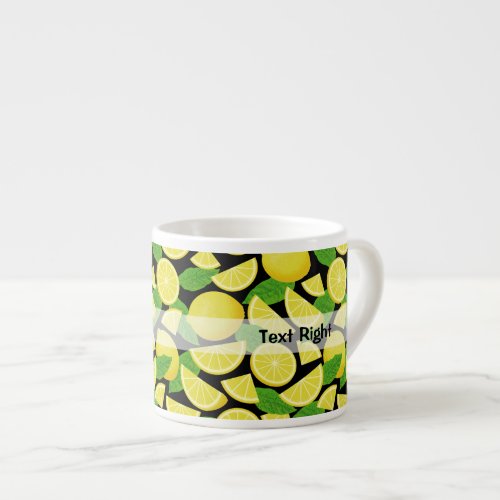 Lemon Background Espresso Cup
