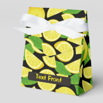 Lemon Background Favor Box