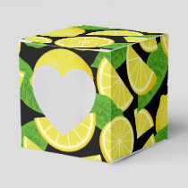 Lemon Background Favor Box