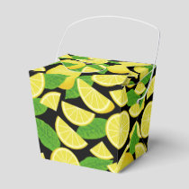 Lemon Background Favor Box