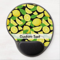 Lemon Background Gel Mouse Pad
