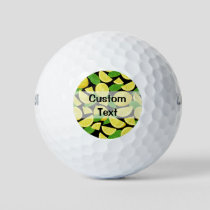 Lemon Background Golf Balls