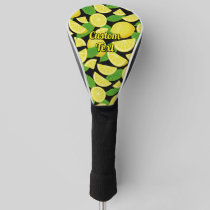 Lemon Background Golf Head Cover