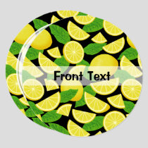 Lemon Background Invitation