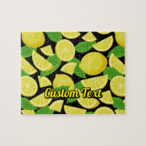 Lemon Background Jigsaw Puzzle