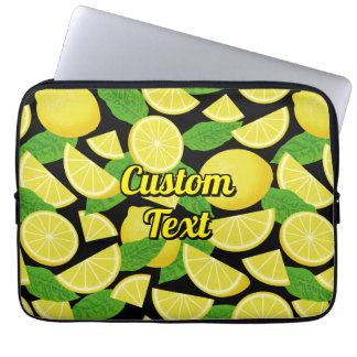 Lemon Background Laptop Sleeve