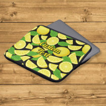 Lemon Background Laptop Sleeve