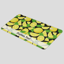 Lemon Background License Plate
