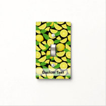 Lemon Background Light Switch Cover