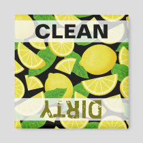 Lemon Background Magnet