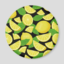 Lemon Background Magnet