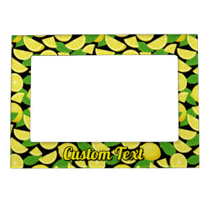 Lemon Background Magnetic Frame