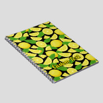 Lemon Background Notebook