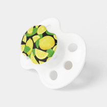 Lemon Background Pacifier