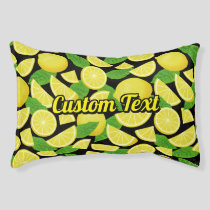 Lemon Background Pet Bed