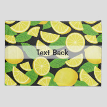 Lemon Background Pillow Case