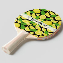 Lemon Background Ping Pong Paddle