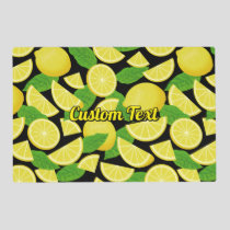 Lemon Background Placemat