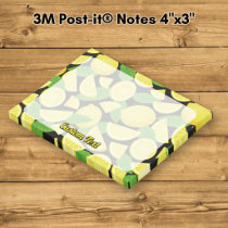 Lemon Background Post-it Notes