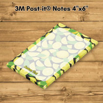 Lemon Background Post-it Notes