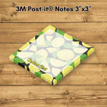 Lemon Background Post-it Notes