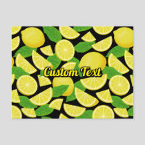 Lemon Background Postcard