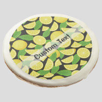 Lemon Background Sugar Cookie