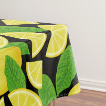 Lemon Background Tablecloth