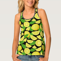 Lemon Background Tank Top
