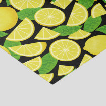 Lemon Background Tissue Paper