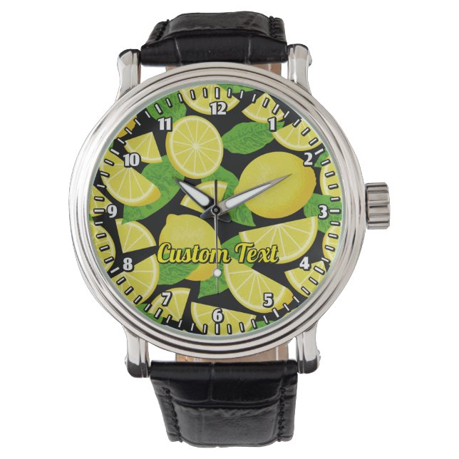 Lemon Background Watch (Front)