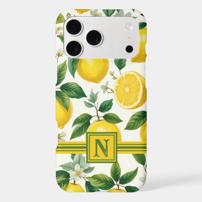 Lemon Bliss Iphone Case (Back)