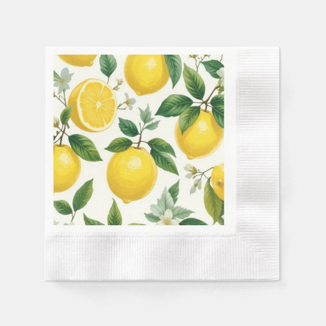 Lemon Bliss Napkins (Front)