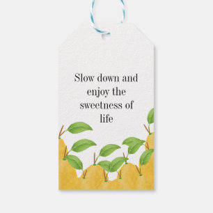 Lemon Bloom Collection Gift Tags