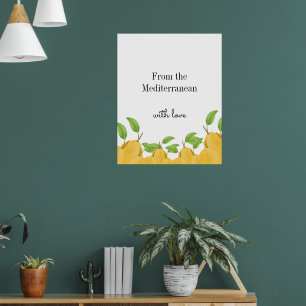 Lemon Bloom Collection Poster