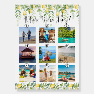 Lemon Blossom Where Were They Game Sign