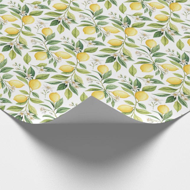 Lemon Blossom    Wrapping Paper (Corner)