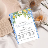 Lemon Blue Mediterranean Italian Rehearsal Dinner