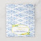 Lemon Blue Tile Party Favor Tag