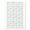 Lemon Blue Tile Party Favor Tag