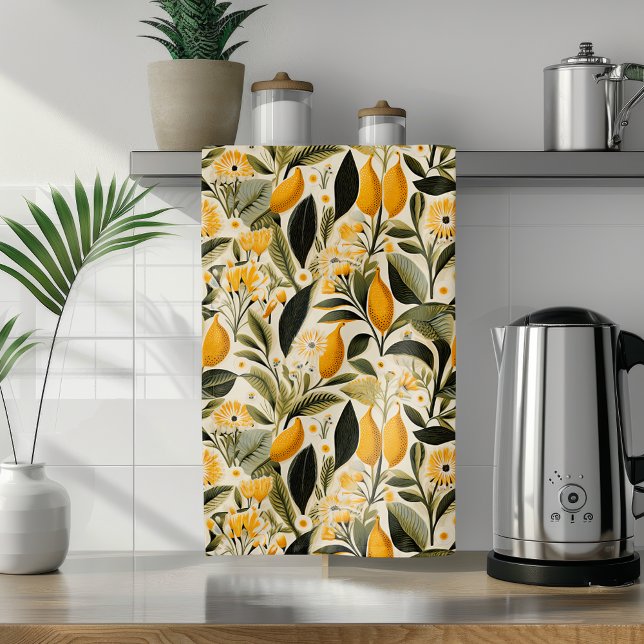 Lemon Botanical Grove Kitchen Towel (Creator Uploaded)