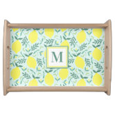 Monogram Monday - Lemon Stripes