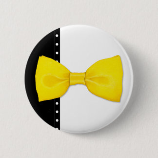 Lemon Bowtie Button