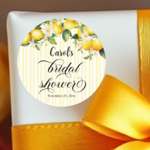 Lemon Branch Mediterranean Summer Bridal Shower